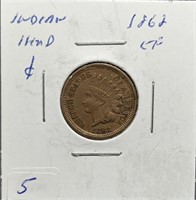 S: 1862 XF OR BETTER INDIAN CENT