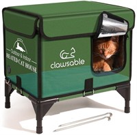 Clawsable Indestructible Cat House for Outdoor...