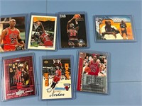 7X MICHAEL JORDAN TRADING CARDS VINTAGE