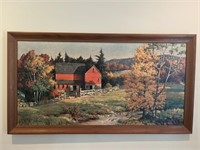 29” x 52” Farm Scene as Shown