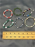 6 bracelets