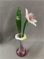 Unsigned Art Glass Vase