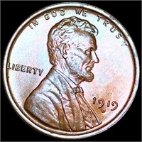 1919-D  Lincoln Wheat Penny UNCIRCULATED