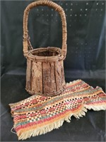 Primitive Wood Basket & More