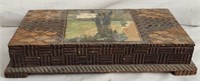 Vintage Pyrography Box