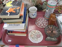 Flower Frog, Books, Candle Holder ++