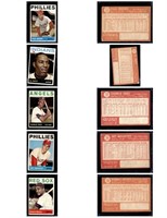 Lot of 5 1964 Topps Vintage Baseball Cards