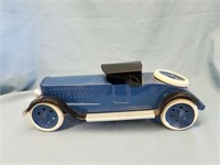 Large Vintage Pressed Steel Toy Car