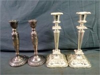 Beautiful Vintage Sets of Candle Holders Measure