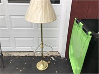 PUO Gold and Glass Floor Lamp