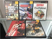 Lot of 5 PS2 Playstation 2 Games