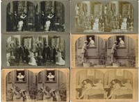 ROMANTIC / COMIC STEREOVIEW CARDS - APPROX. (30)