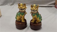 Foo dog figurines