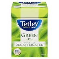 Tetley Naturally Decaffeinated Green Tea - 80 Tea