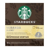 Starbuck Nespresso VL Veranda 8ct 100G BB