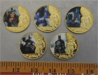 80years of Batman collector coins