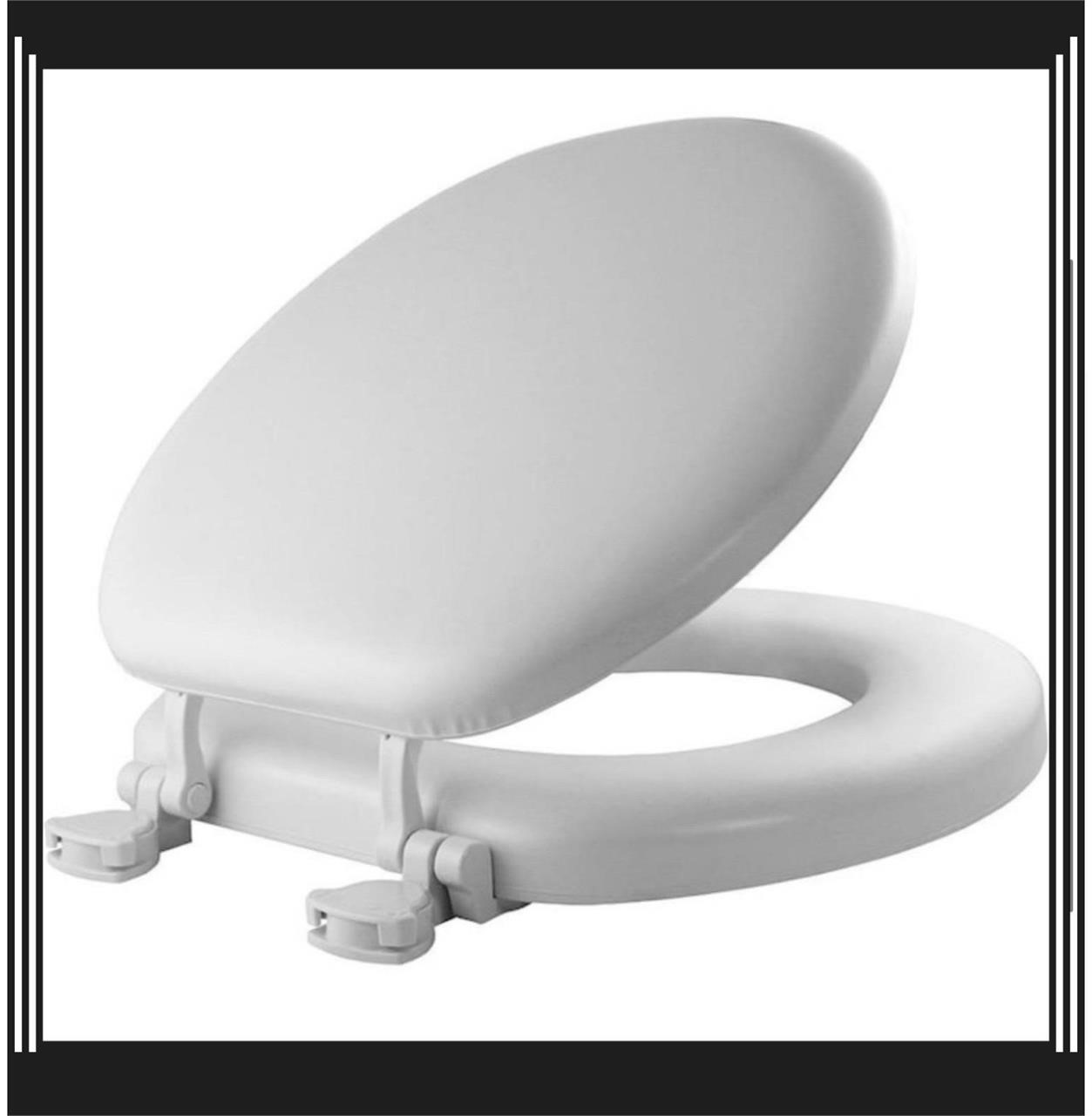 Mayfair by Bemis Eden Round Padded Toilet Seat