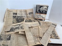 Freddie Steinmark Book&Original Newspaper Articles