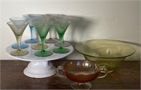 Vintage miscellaneous glassware