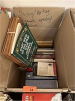 LARGE LOT OF BOOKS POETRY WRITING