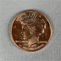 Peace Dollar Copper Round .999 (1 ounce)