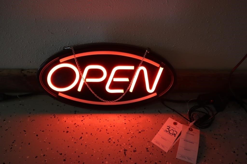 Small Open Sign