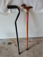 Wooden bird head cane, other cane