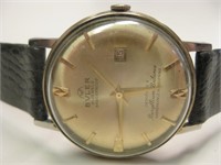 Vtg Buler 21 Jewels Automatic Watch - Works