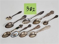 Lot of (9) Sterling Silver Spoons
