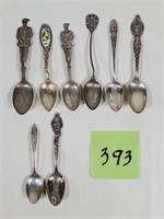 Lot of (8) Sterling Silver Figural Spoons