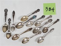 Lot of (12) Sterling Silver Spoons