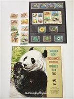 1995 Stamps Endangered Species Stamps & Book