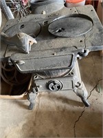 Cast iron vintage stove. One leg is off but it s