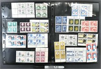 19 blocs de timbres du CANADA neufs