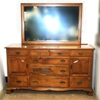 Kling Colonial Solid Maple Triple Dresser with