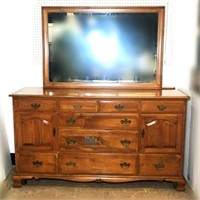 Kling Colonial Solid Maple Triple Dresser with