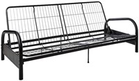 FI340BLKS Armless Metal Futon Frame