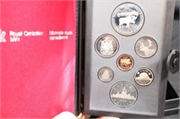 Royal Canadian mint double dollar proof set 1985