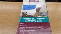 3  FAUX WOOD BLINDS 27