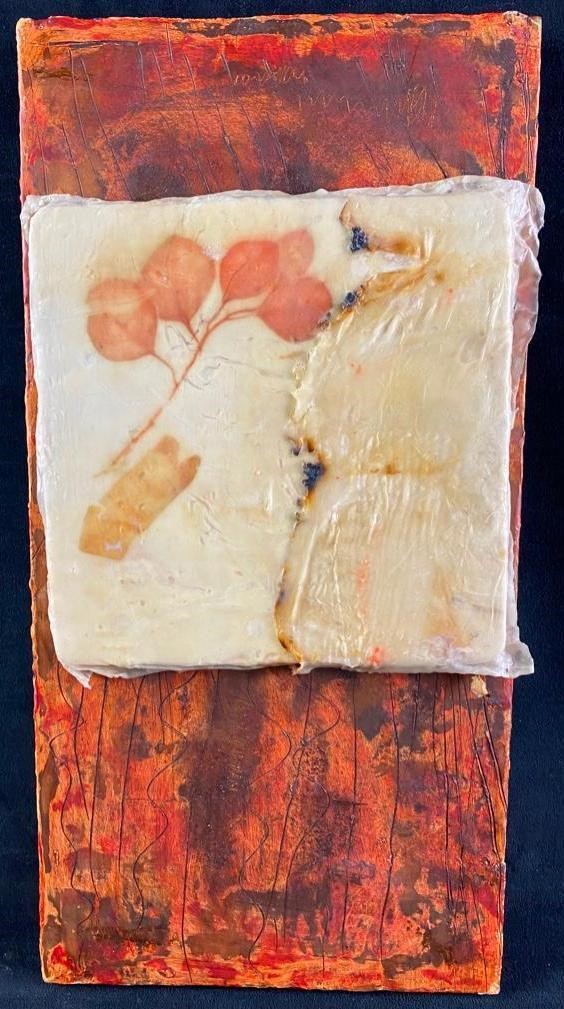 Etta Jean Juge "Discovery" Encaustic Mixed Media