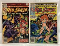 Marvel comics red Sonja 5 & 11