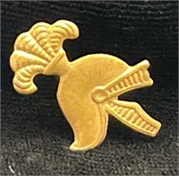 Vintage Belgian Army Engineer Collar Badge