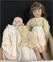 (2) Vintage Stafford & Mary Osdell Dolls
