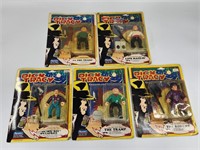 5) PLAYMATES DICK TRACY ACTION FIGURES NIP
