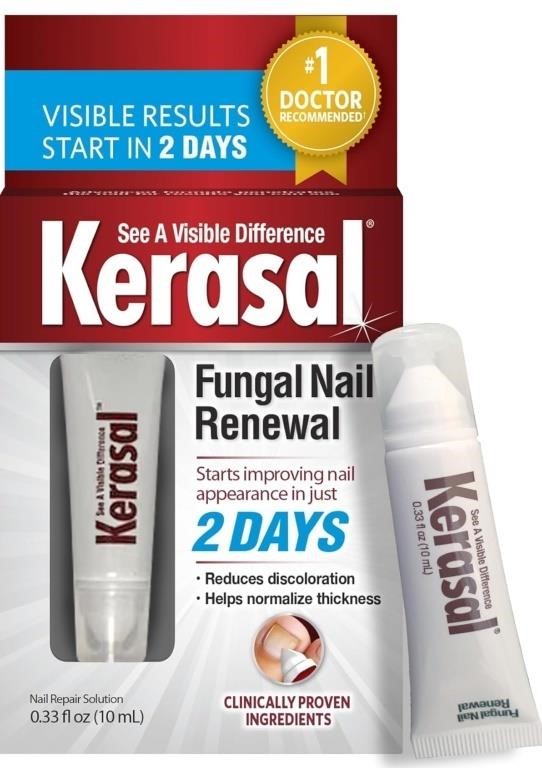 (new)Kerasal Nail Renewal, Restores Appearance of