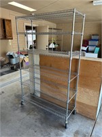 Metal Wire Rolling Storage Rack