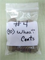 (90) Wheat Cents