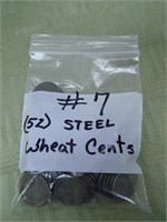 (52) Steel Wheat Cents