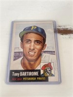 Tony Bartirome 1953 Topps