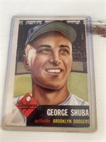 George Shuba 1953 Topps